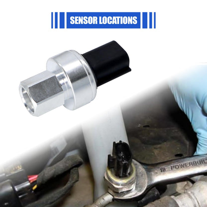 HiSport SW-10101C A/C Air Conditioner Pressure Sensor Switch Compatible with Lincoln MKT MKX MKC Aviator Continental Mark LT, Ford Edge Escape Mustang F-650 Fiesta Bronco Explorer Fusion Maverick