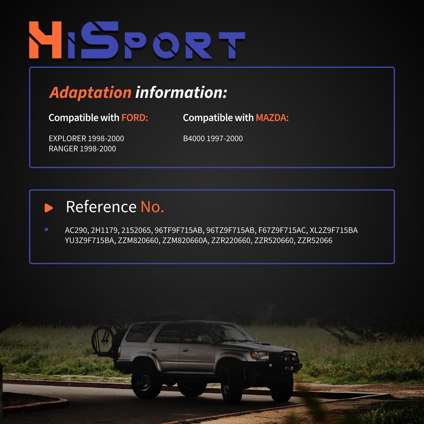 HiSport AC290 Idle Air Control(IAC) Valve - Compatible with Ford Explorer 1998-2000 Ranger 1998-2000 Mazda B4000 1997-2000 Replaces 2H1179 2152065 96TF9F715AB