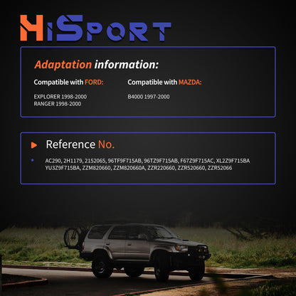 HiSport AC290 Idle Air Control(IAC) Valve - Compatible with Ford Explorer 1998-2000 Ranger 1998-2000 Mazda B4000 1997-2000 Replaces 2H1179 2152065 96TF9F715AB