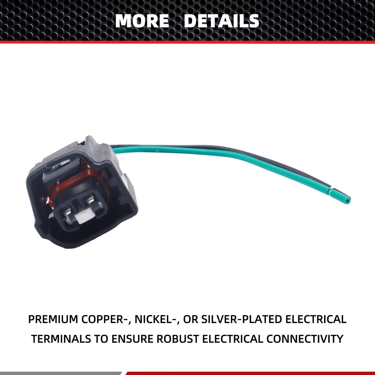 HiSport 88952834 Ambient Air Temperature Sensor Connector Compatible with Cadillac,Dodge, Jaguar, Land Rover, Lexus, Toyota, Chrysler, Mitsubishi, Pontiac, Scion, Subaru, Suzuki Replace 88953308