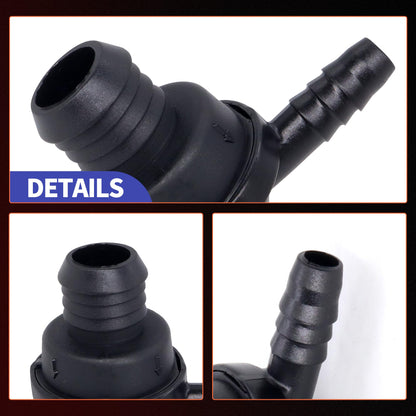 HiSport Power Brake Booster Vacuum Check Valve 34331161300 - Compatible with BMW M3 X5 525i 530i 540i Z8 740i 740iL 750iL 323Ci 323i 328Ci 328i 528i 318ti 318i Z3 318is 1992-2006 - Replace 030103175B