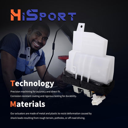 HiSport 69110-35080 Trunk Latch Tailgate Lock Actuator Compatible with Toyota 4Runner 2010-2020 Sport Utility, Replacement for 9110-35080, 69110-35081, 69110-35082