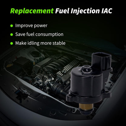 HiSport Fuel Injection Idle Air Control Valve - Compatible with Chrysler Sebring, Dodge Stratus, Mitsubishi Eclipse, Galant, Montero, Montero Sport Replaces MD628174