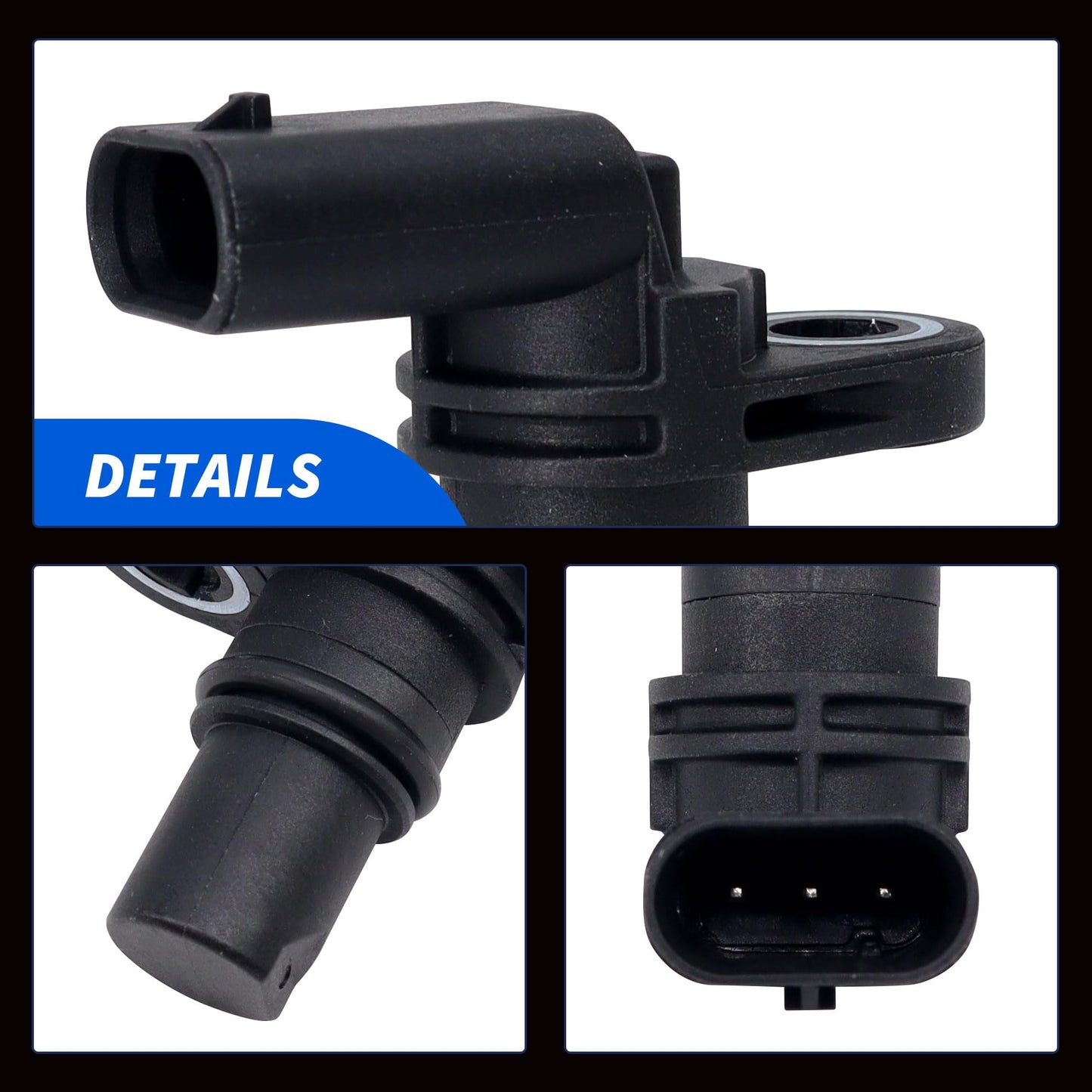 HiSport PC984 Camshaft Position Sensor - Compatible with Audi A1 A3 A4 A5 A6 A8 Seat Volkswagen Arteon Beetle Seat Ibiza Leon Toledo Replaces 04C907601 04C907601K PC984 17211