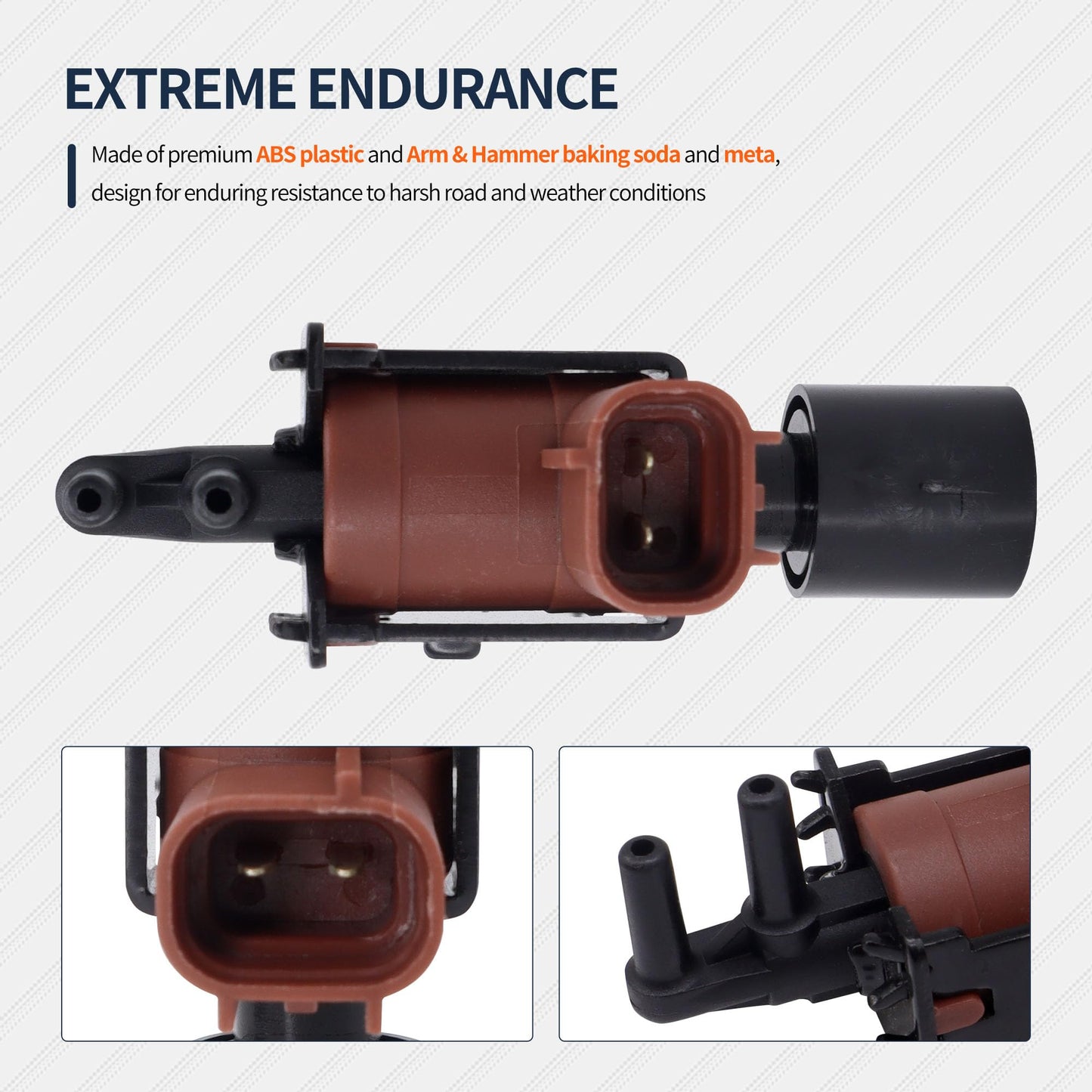 HiSport 25860-62010 Vacuum Switching Valve - Compatible with Lexus ES300 ES330 RX300 RX330 RX350 Compatible with Toyota Avalon Camry Highlander Sienna Solara 1992-2007 - Replace 2586062010