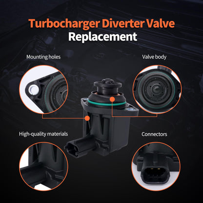 HiSport Turbo Solenoid Valve AA5E-9U465-AD - Compatible with Ford Expedition Explorer F-150 Flex Taurus Transit-150 Transit-250 Transit-350 Transit-350 HD Lincoln MKS MKT Navigator 2010-2019