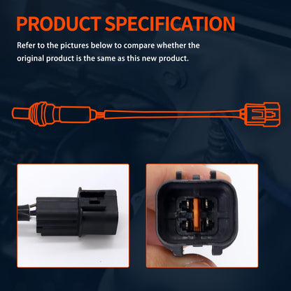 HiSport O2 Oxygen Sensor Compatible with Hyundai Elantra 2017-2019, Elantra GT 2018-2020, Veloster 2019-2021 & Kia Soul 2010-2011/2017-2021, L4 1.6L 2.0L Replacement for 392103F000, 392103F020