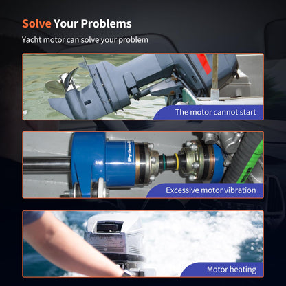 HiSport 63P438 Boat Engine Tilt Trim Motor - Compatible with Yamaha Models F150JA F150JB F150LA F150LB F150TJR F150TLR F150TXR F150XA F150XB LF150TXR LF150XA LF150XB 150HP 2012-2018