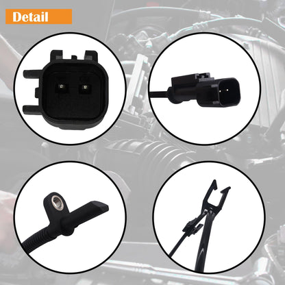 HiSport ALS1754 2PCS ABS Wheel Speed Sensor Rear Left Right Compatible with Buick Enclave 2008-2017, Chevrolet Chevy Traverse 2009-2017, GMC Acadia 2007-2016 Limited 2017, Saturn Outlook 2007-2010