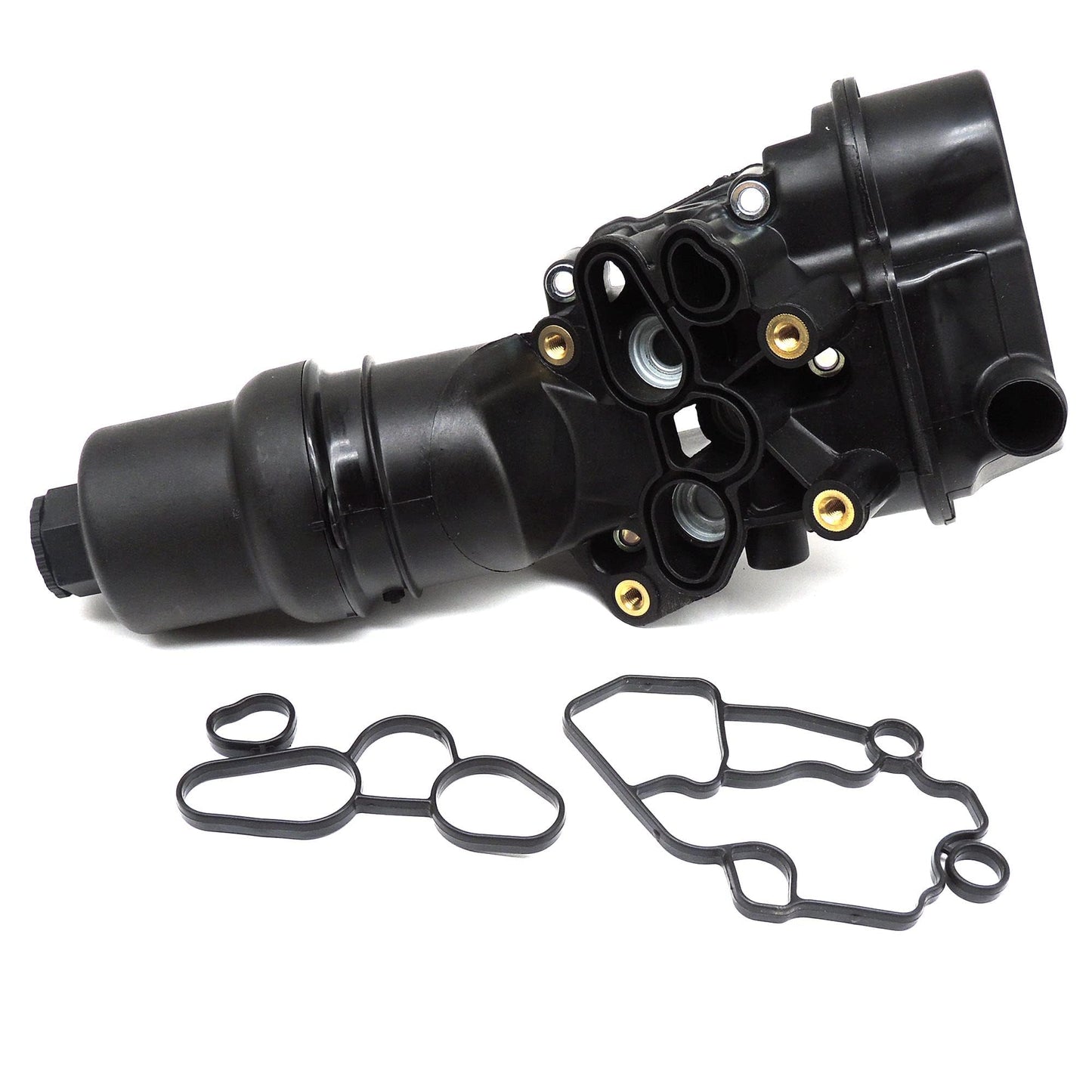 HiSport 06F115397F Oil Filter Housing Assembly Compatible with Audi A3 2006-2008, A4 2005-2009, TT 2008-2015, Volkswagen EOS 2007-2009, Golf 2012-2013, GTI Jetta Passat 2006-2008 Replace 06D115562