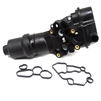 HiSport 06F115397F Oil Filter Housing Assembly Compatible with Audi A3 2006-2008, A4 2005-2009, TT 2008-2015, Volkswagen EOS 2007-2009, Golf 2012-2013, GTI Jetta Passat 2006-2008 Replace 06D115562