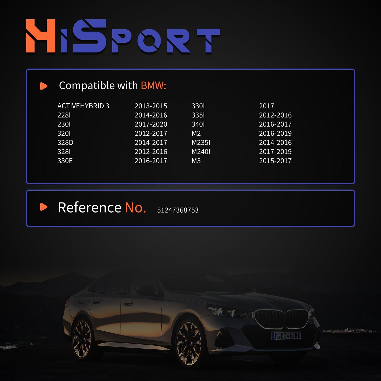 HiSport Tailgate Trunk lid Button Switch Tailgate Door Lock Switch - Compatible with BMW Replaces 51247368753