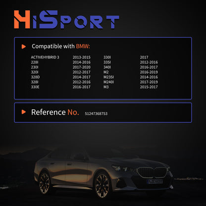 HiSport Tailgate Trunk lid Button Switch Tailgate Door Lock Switch - Compatible with BMW Replaces 51247368753