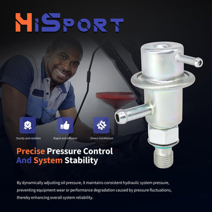 HiSport Fuel Injection Pressure Regulators - Compatible with Toyota 4Runner 1988-1995 Pickup1988-1995 T100 1993-1994 - Replace 23280-65010