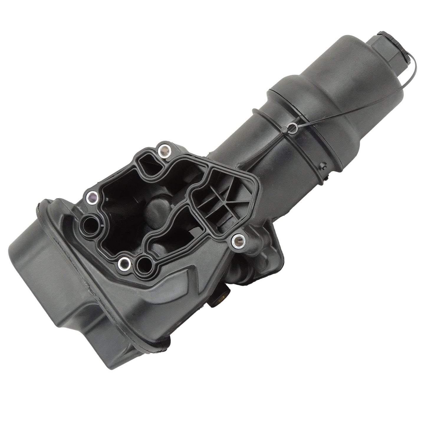 HiSport 06F115397F Oil Filter Housing Assembly Compatible with Audi A3 2006-2008, A4 2005-2009, TT 2008-2015, Volkswagen EOS 2007-2009, Golf 2012-2013, GTI Jetta Passat 2006-2008 Replace 06D115562