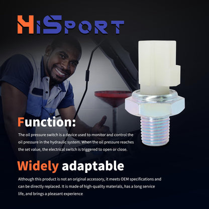 HiSport SW5192 PS288 SW8368 Oil Pressure Sensor Switch Compatible with Ford E/F-150 E/F-250 Explorer 3.5L 5.4L,Replacement for Mercury Lincoln Navigator MKZ MKS MKX
