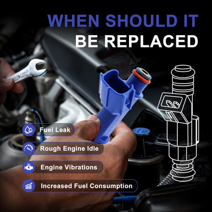 HiSport Fuel Injectors 4PCS Compatible with TOYOTA Corolla Matrix 1.8L L4 2005-2008,Replacement for Pontiac Vibe 1.8L 2005-08 Replace 23250-0D050 FJ847 23209-0D050 54212324