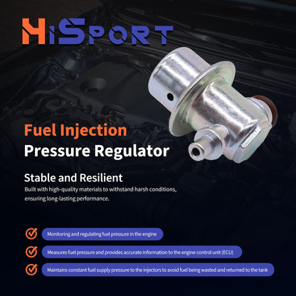 HiSport Fuel Injection Pressure Regulator PR4037 Replacement for Lexus SC300 SC400 1998 1999 2000 for Toyota Supra 1998