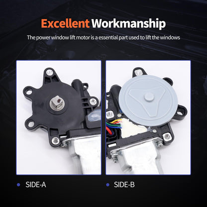 HiSport Front Left Driver Side Power Window Lift Motor - Compatible with Infiniti G35 2003-2007 Nissan 350Z 2003-2009 Replaces 80731CD000 80731CD001 80731CD00A