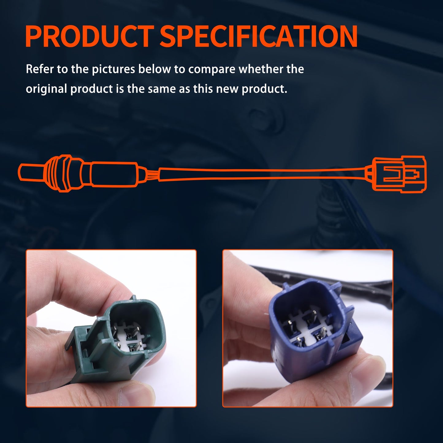 HiSport Downstream Left&Right Oxygen Sensor - Compatible with Nissan suzuki Replaces 226A0EA200 226A08J010