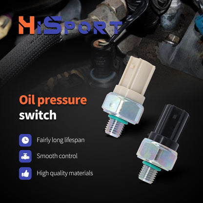 HiSport Transmission Pressure Switches 28600-RKE-004 28600-RAY-003 Compatible with Acura Honda MDX RL Odyssey Pilot Ridgeline 3.5L Automatic Transmission 2ND - 3RD Gear Oil Pressure Sensor Switch 2PCS