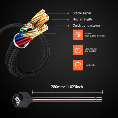 HiSport Battery Charging Sensor Connector Pigtail Plug Harness Replacement for Honda Accord 2013-2017,Acura RLX 2014-2020 Battery Current Sensor Replace 38920-T2A-A04
