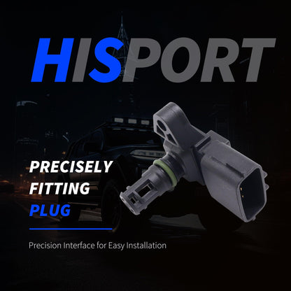 HiSport MAP Manifold Absolute Pressure Sensor - Compatible with Dodge Ram Replaces 5WK96801 2897333 4921322 4903286