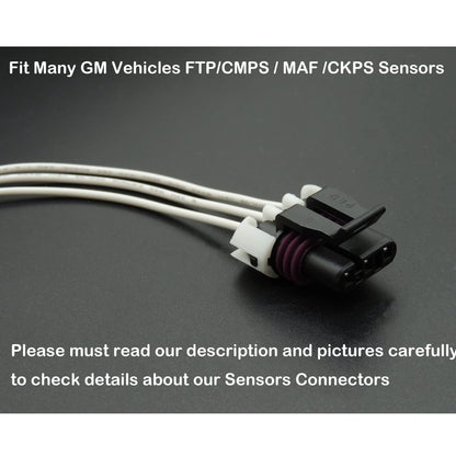 HiSport 13585316 Fuel Tank Pressure Sensor Connector, Crankshaft Position Sensor Connector Compatible with Acura Buick Cadillac Chevrolet Daewoo Dodge Eagle GMC Honda Hummer Hyundai Isuzu Kia PT2646