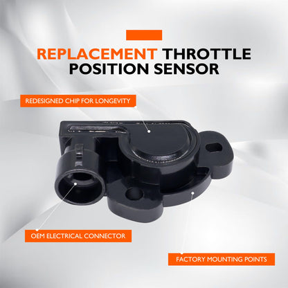 HiSport 17087400 Throttle Position Sensor TPS - Compatible with Buick Cadillac Chevry GMC Suburban Isuzu Oldsmobile Pontiac - Accelerator Pedal Fuel Idle Control Valve Sensor 1987-1991