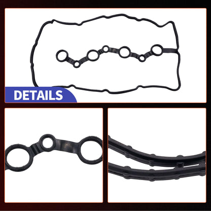 HiSport Engine Valve Cover Gasket Set - Compatible with Hyundai Santa Fe Sport Sonata Tucson Compatible with Kia Optima Sorento 2.0L 2.4L 2016-2020 - Replace VS50892