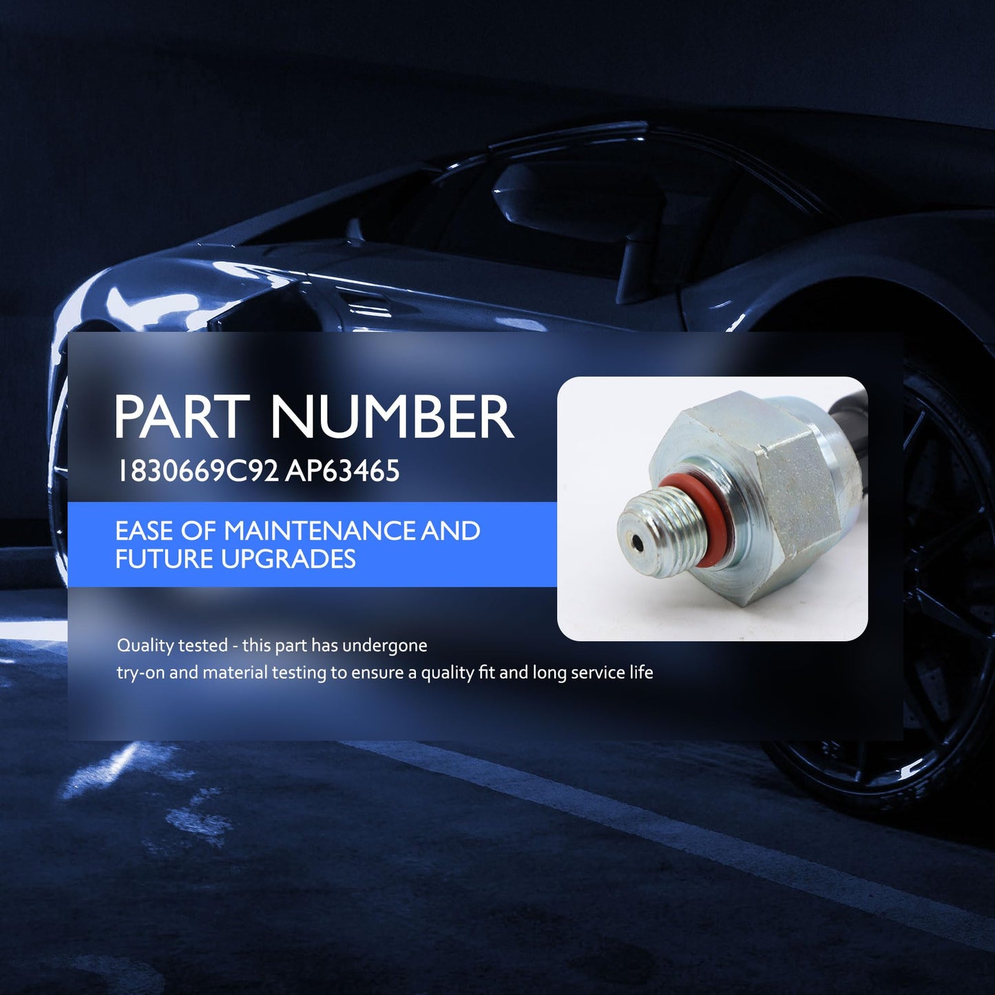 HiSport Injection Control Pressure Sensor 7.3L - Compatible with Ford E-350 Club Wagon E-350 Econoline Club Wagon E-450 E-550 F650 F750 F-250 F-350 F-450 F-550 Super Duty - Replace 1830669C92