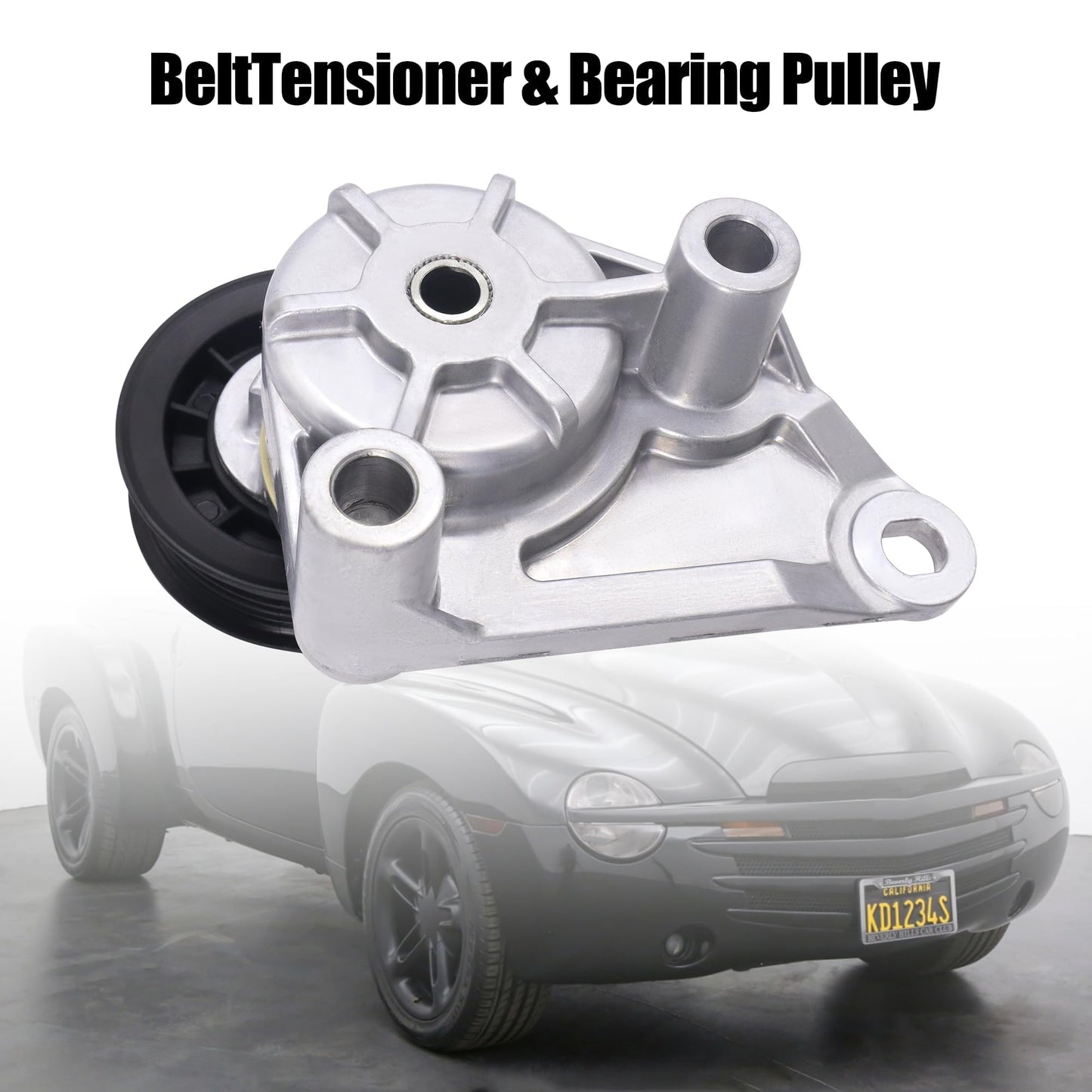 HiSport 38158 Belt Tensioner Compatible with Buick Rainier, Cadillac Escalade, Chevrolet Avalanche Express 1500 2500 3500 Suburban Tahoe, GMC Envoy Savana Sierra, Hummer H2, Isuzu NPR, Saab 9-7X