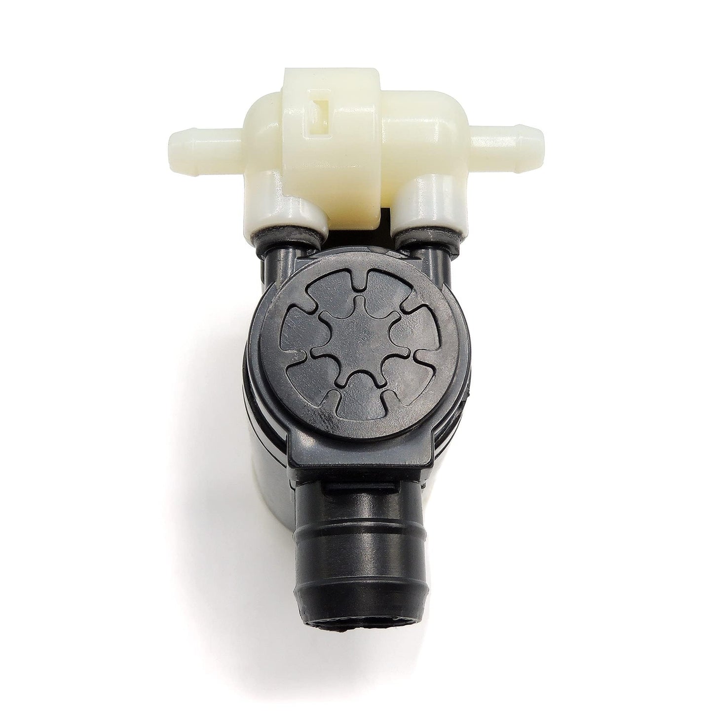 HiSport Windshield Washer Pump 98510-2V100 with Grommet - Compatible with Hyundai Accent Elantra Santa Fe Tiburon Tucson Entourage Veloster Veracruz | Kia Sedona Sportage 2001-2017