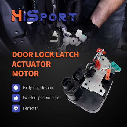 HiSport Door Lock Latch Actuator Motor Front Driver Side 931634 931-634 Compatible with Dodge Ram 1500 2500 3500 Pickup 1994-2002, Replacement for 55076291AB 55075357 55076077