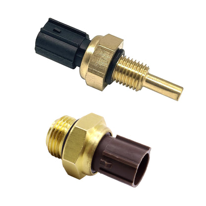 HiSport Engine Coolant Temperature Sensor 37870-PLC-004 & Engine Coolant Temperature Sensor/Radiator Coolant Thermo Fan Switch 37760-P00-003