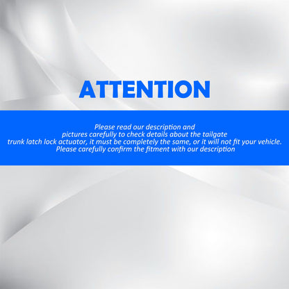 HiSport Tailgate Trunk Latch Lock Actuator - Compatible with Cadillac Escalade 2002-2006 Chevrolet Tahoe 2000-2006 GMC Yukon 2000-2006 Replaces 15808595 15250765