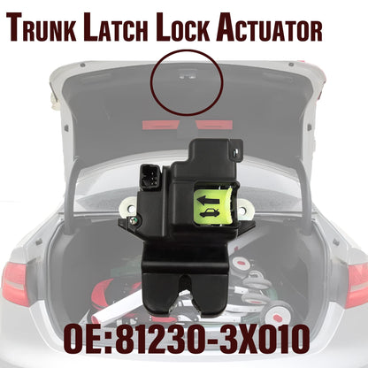 HiSport Rear Trunk Lock Actuator - Compatible with Hyundai Elantra 2.0 1.8L 2011 2012 2013 2014 2015 2016 Tailgate Hatch Lock Actuator Assembly