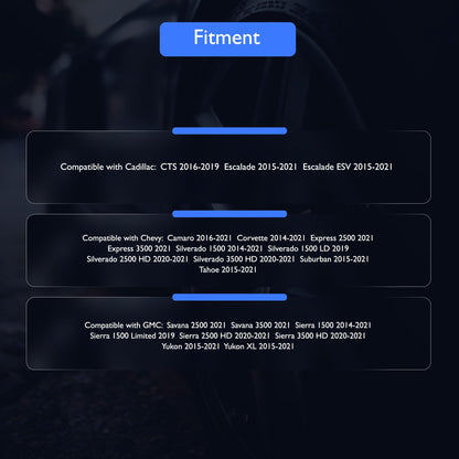 HiSport Engine Cylinder Head Bolt Set - Compatible with Chevy Camaro Corvette Express 2500 Express 3500 Silverado 1500 Silverado 1500 LD Silverado 2500 HD Silverado 3500 HD Tahoe - Replace ES73121