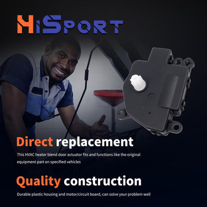 HiSport 604-241 HVAC Heater Blend Door Actuator - Compatible with Ford Escape 2008-2012 Expedition 2007-2016 F-150 2009-2014 Mercury Mariner 2008-2011 Lincoln Navigator 2006-2016