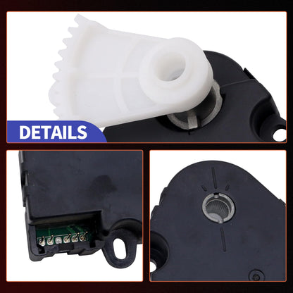 HiSport 604-110 HVAC Heater Blend Door Actuator - Compatible with Buick Rainier 2004-2007 GMC Envoy 2003-2009 Isuzu Ascender 2003-2008 Replaces 604110 52402610 89018675 89018384
