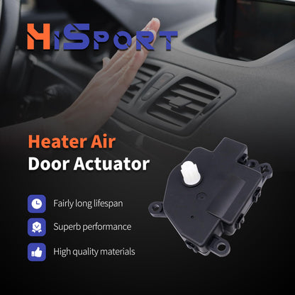 HiSport HVAC Heater Blend Door Actuator FL3Z19E616C - Compatible with Ford F-150 F-250 Super Duty F-350 Super Duty F-450 Super Duty F-550 Super Duty Lobo Expedition Lincoln Navigator 2015-2018
