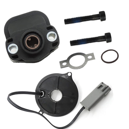 HiSport Distributor Ignition Pickup 56028143 and 5017479AA Throttle Position Sensor - Compatible with Dodge B1500/B2500/B3500 1998 Dakota 1998-2003 RAM
