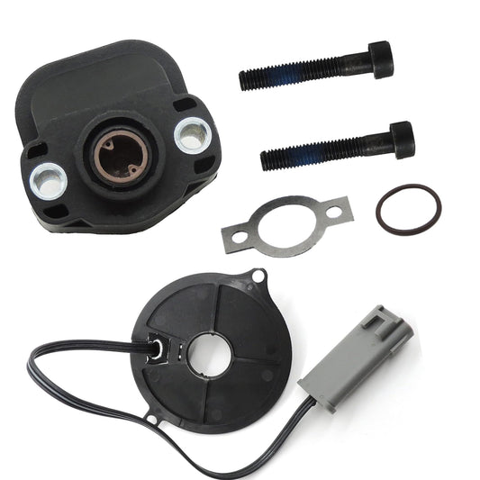 HiSport Distributor Ignition Pickup 56028143 and 5017479AA Throttle Position Sensor - Compatible with Dodge B1500/B2500/B3500 1998 Dakota 1998-2003 RAM