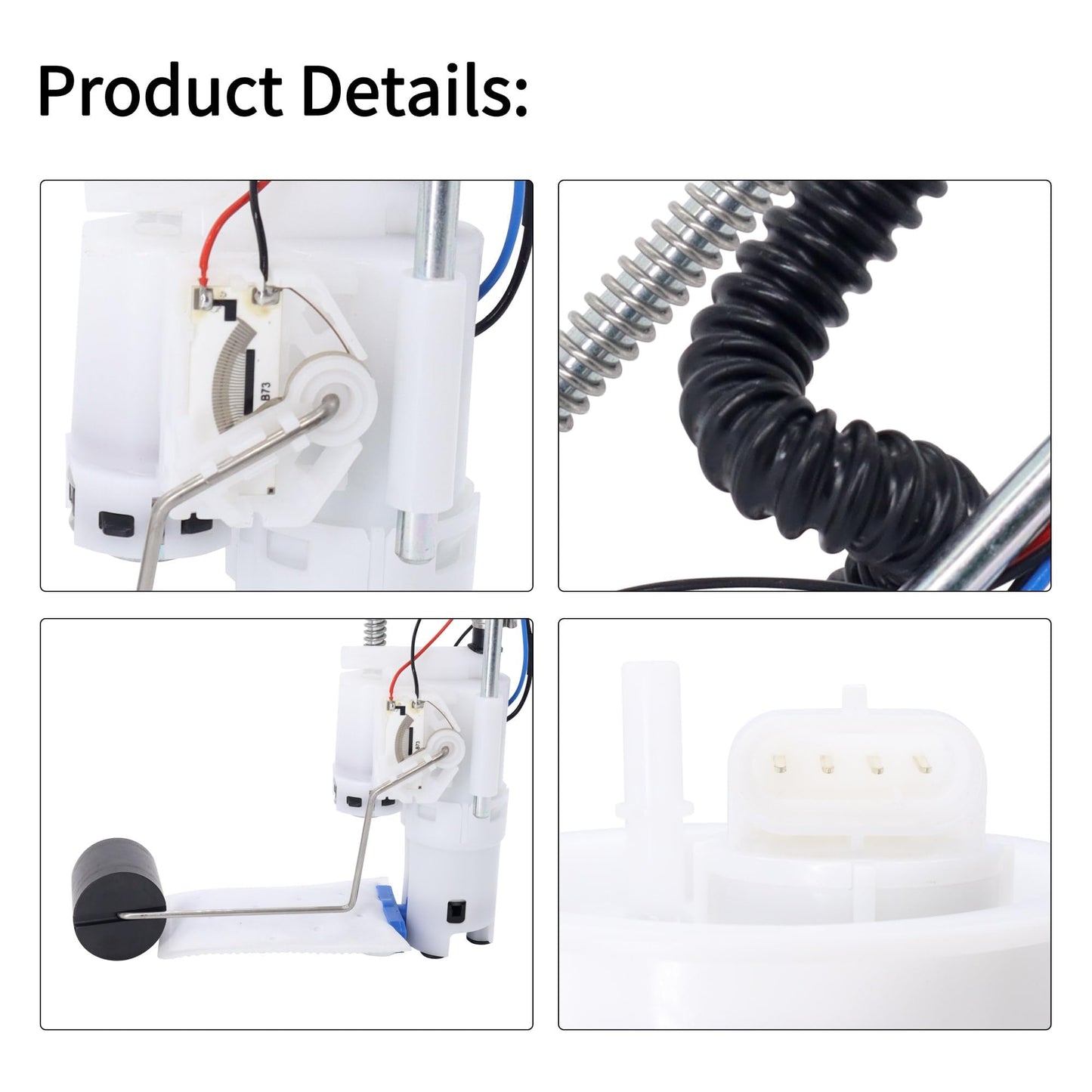 HiSport Fuel Pump Assembly Compatible with RZR 900 2018-2019, EPS 2018-2019,XC 2015-2017, RZR XP 4 1000 EPS 2014 2015 2016 2017 2018 2019 Replace 47-1001 2205502 2521363