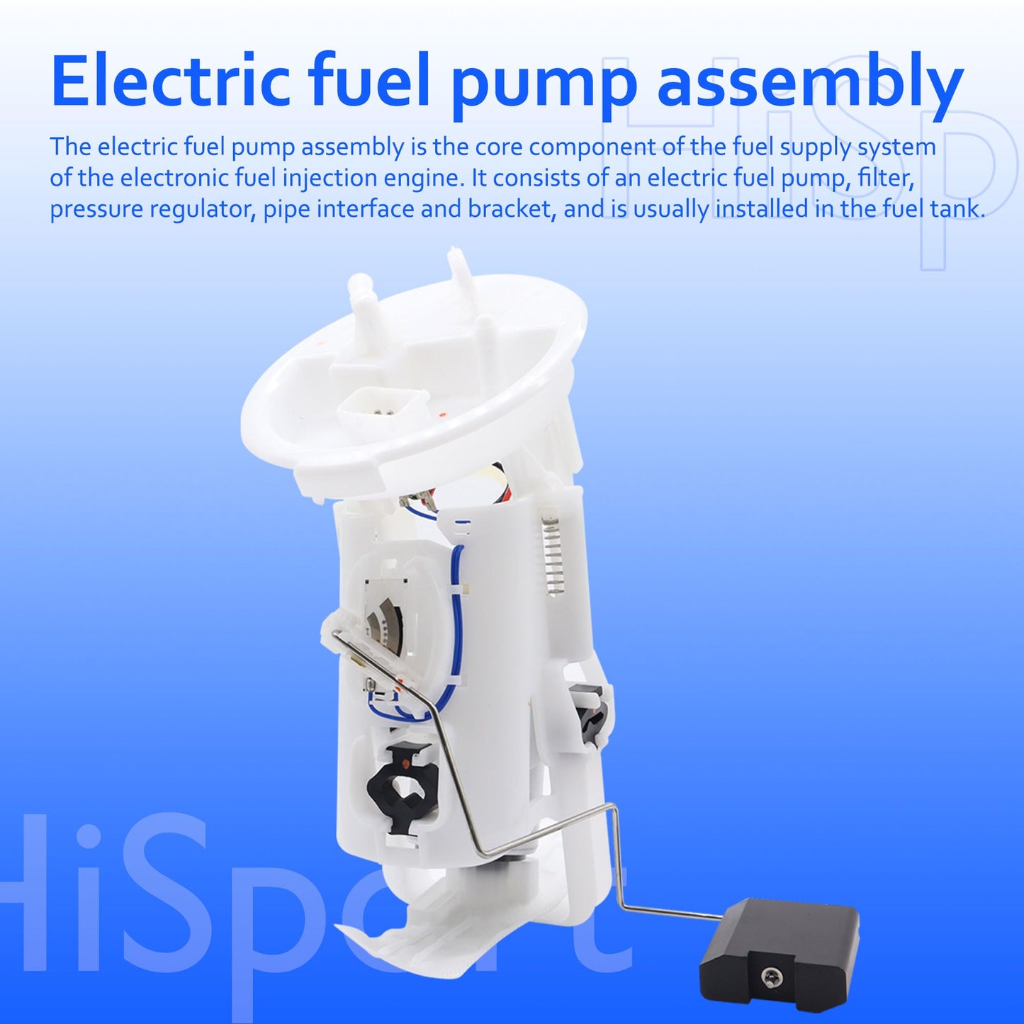 HiSport Fuel Pump Assembly with Sending Unit Compatible with BMW 323i 232ci 323ti 325i 325ci 325xi 328i 328ci 330i 330ci 330xi Replacement for 16146752499 228222009002Z E8416M SP5008M P76300M