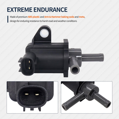 HiSport Vapor Canister Purge Solenoid Valve - Compatible with Toyota 4Runner 2003 2004 2005 2006 2007 2008 2009 2010 FJ Cruiser 2007 2008 2009 Tacoma 2005-2014 Tundra 2005 2006 2007-2010#90910-12262