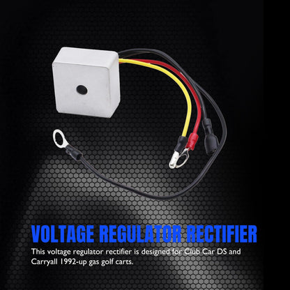 HiSport Voltage Regulator Rectifier - Compatible with Club Car DS & Carryall Golf Cart 1992-2007, Precedent 1996-2007 Replaces 1015777