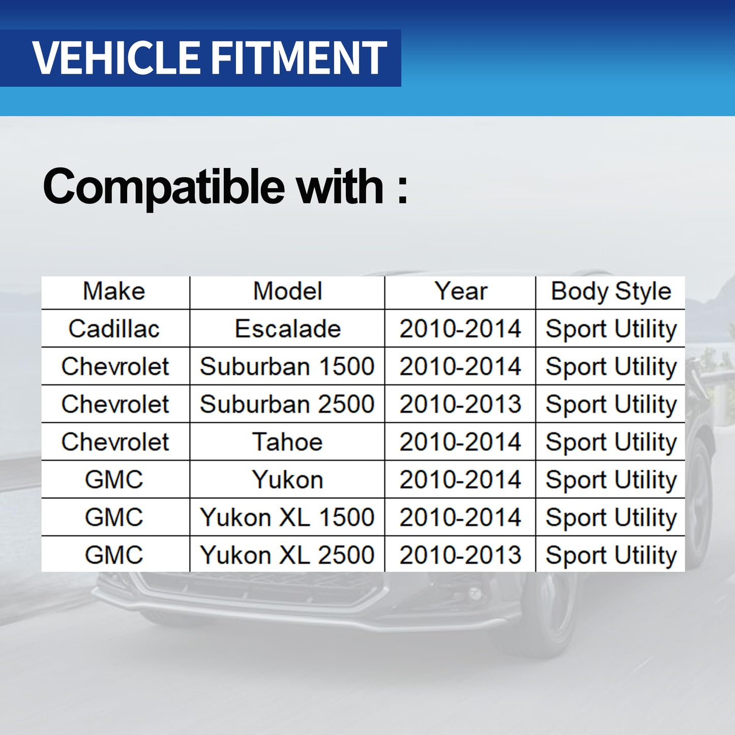 HiSport 22862028 Power Door Lock Latch Actuator with Cable Front Left Driver Side - Compatible with Chevy Silverado 1500 2500HD 3500HD GMC Sierra 2010-2014 - Replaces 931920