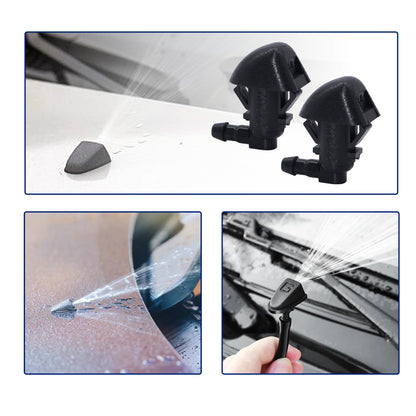 HiSport 76810-SZA-A01ZA Windshield Sprinkler Wiper Nozzle - Compatible with Honda Pilot 2009 2010 2011 2012 2013 2014 2015 - (Two Side)