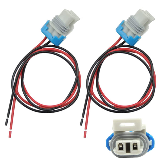 HiSport ABS Wheel Speed Sensor Connector Pigtail Compatible with Buick Cadillac Chevrolet GMC Oldsmobile Pontiac Saturn 15306302, 2PCS